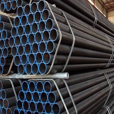 Gr A A53 Carbon Steel Pipe Tube Sch40 Black Mild Steel Pipe ERW